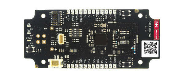 The power-efficient Sparrow Gateway provides cellular or Wi-Fi backhaul and orchestrates LoRa-based communication with Sparrow Sensors.
