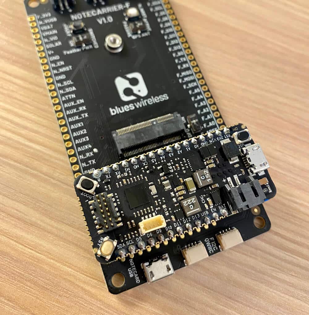 blues wireless notecarrier-f with swan