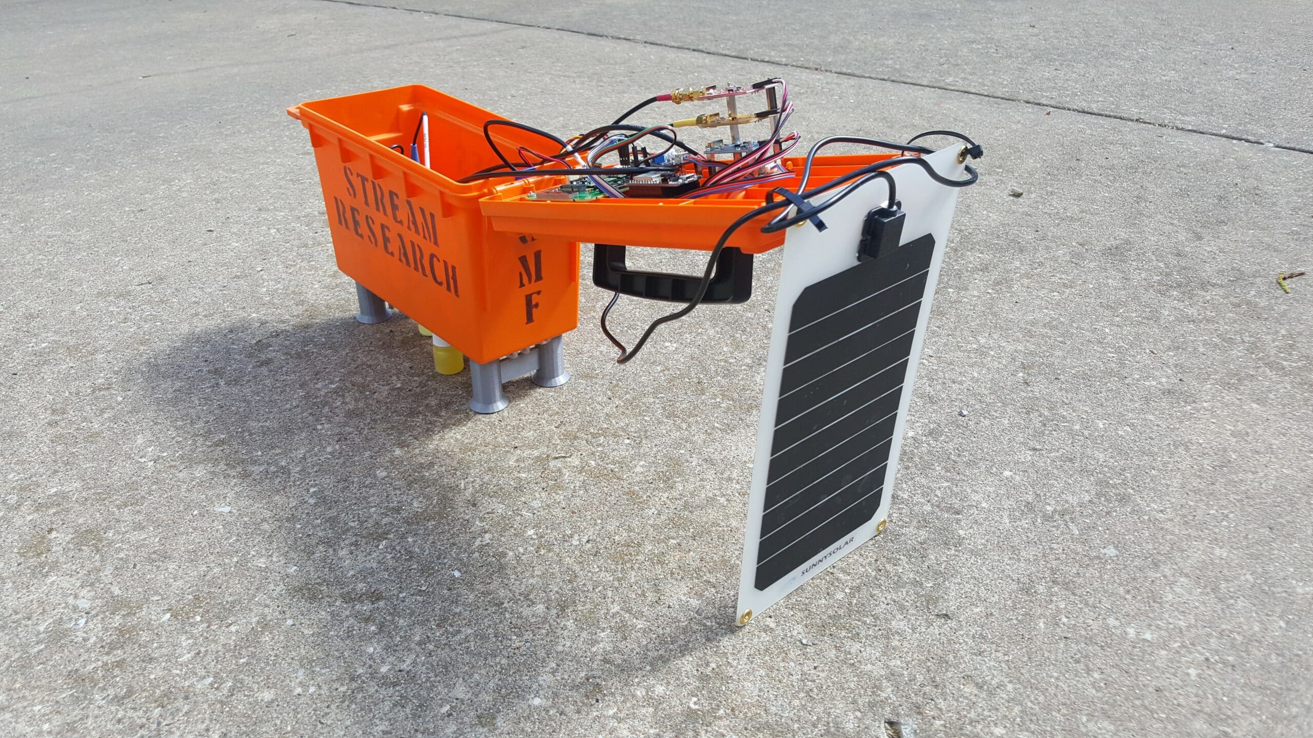 IoT sensor and hardware components selected for device project