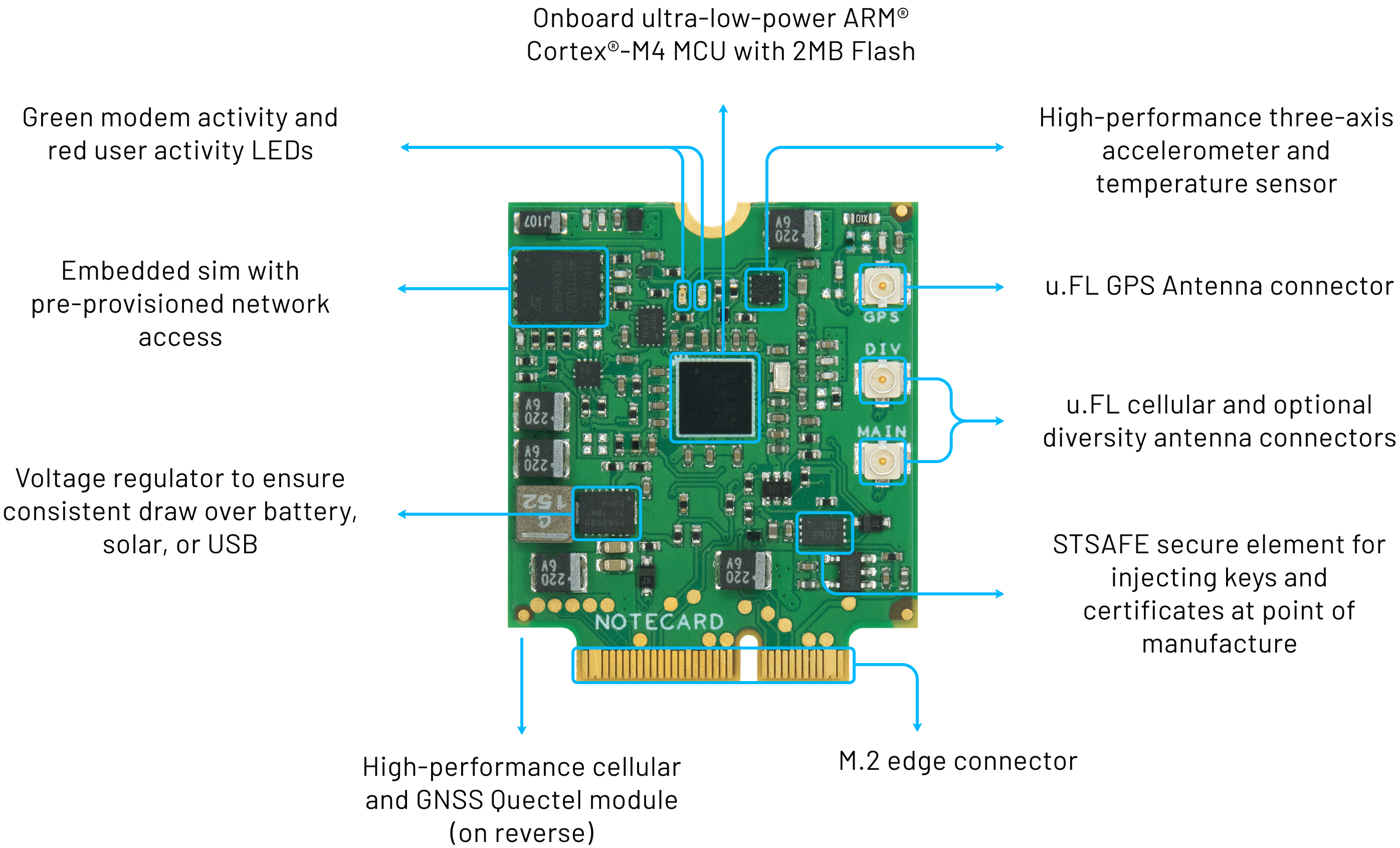 Detailed look at the Notecard