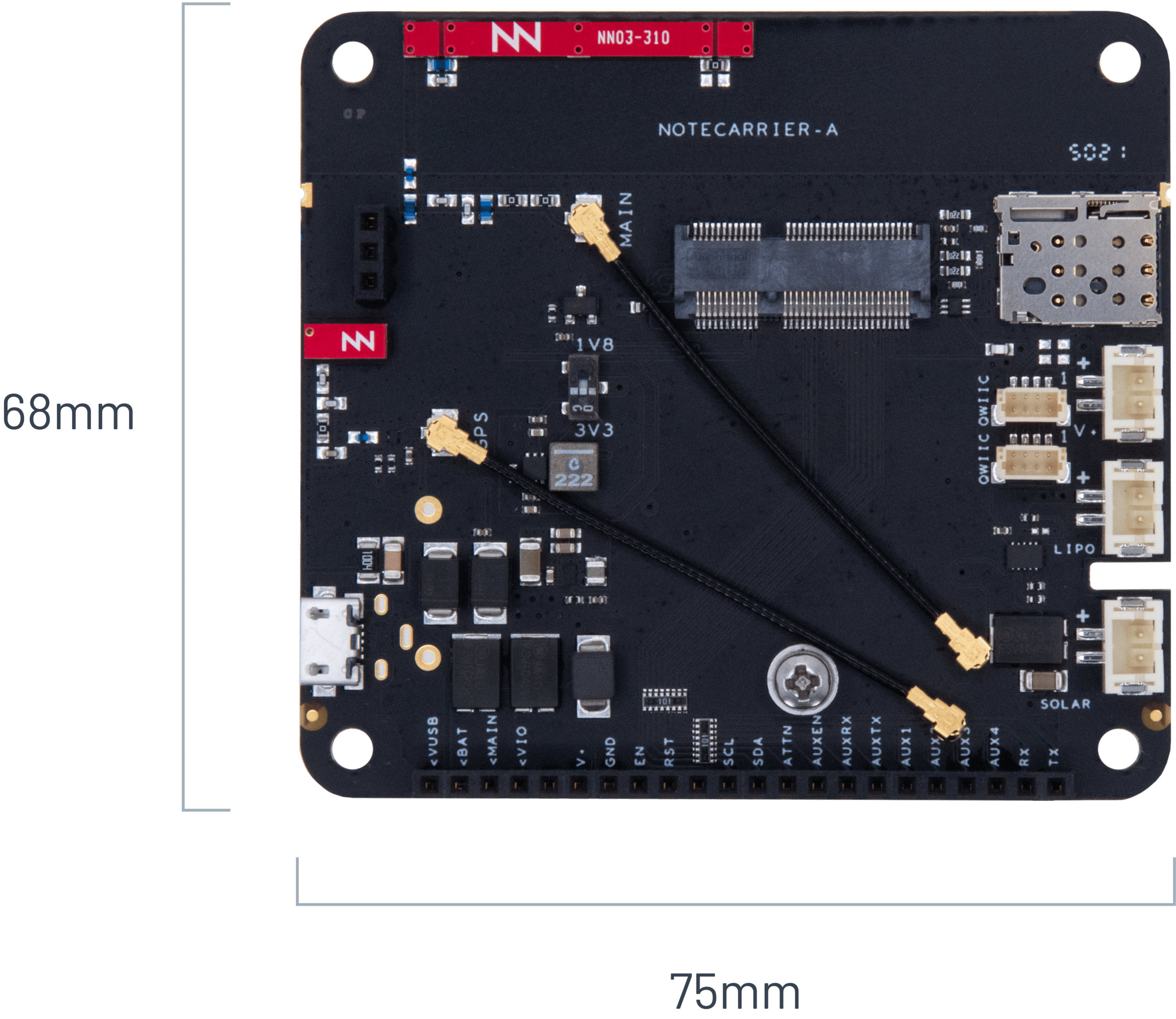 Notecarrier AA, AE, and AL
