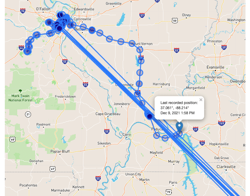 The OG asset tracker Notecard on its way back to me via USPS after its harrowing ordeal, still working like a champ